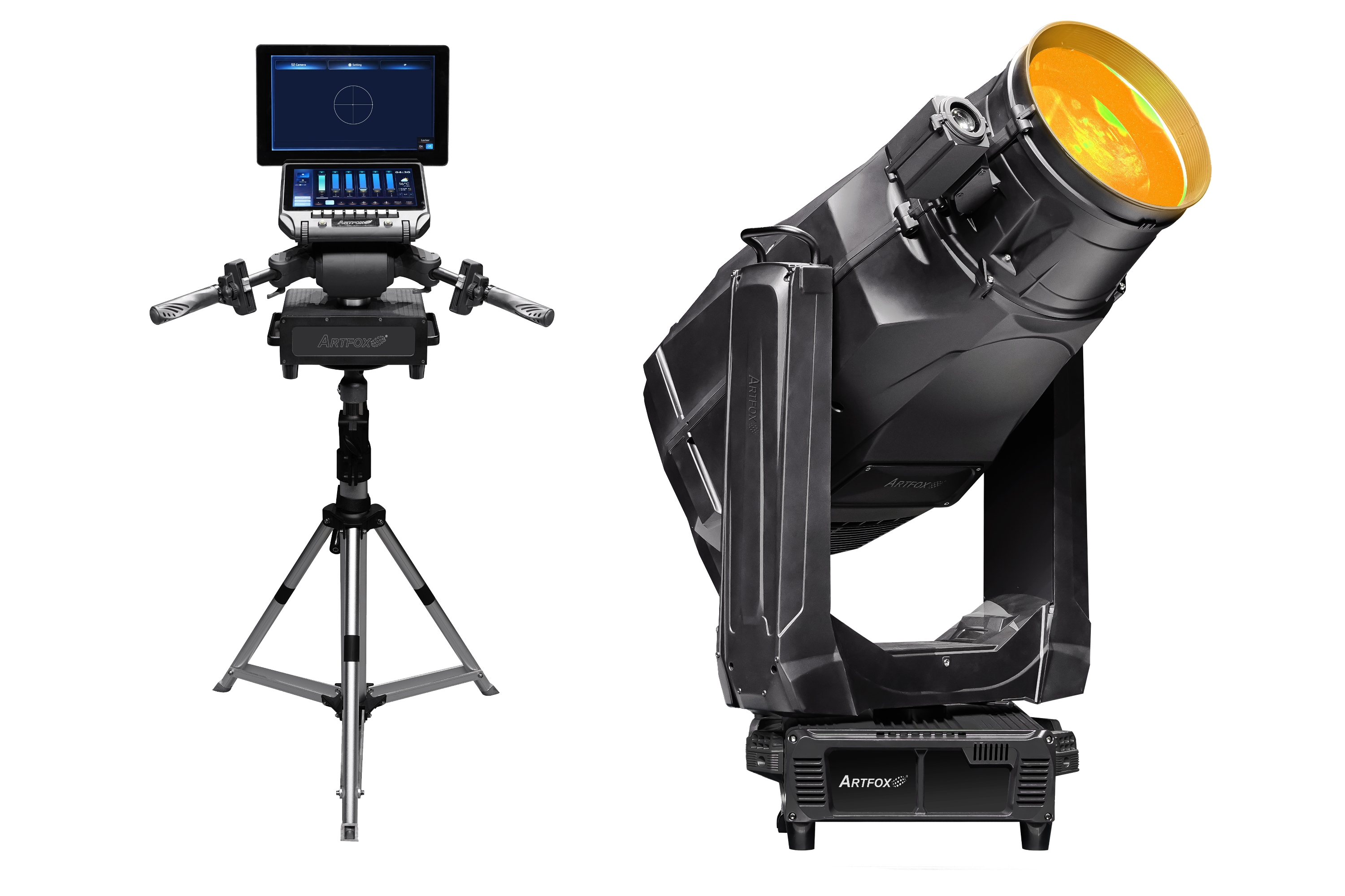 Follow Light:Track Control System with Camera, Touch screen, 1800w LED lamp, IP65